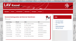 Desktop Screenshot of lav-kassel.de