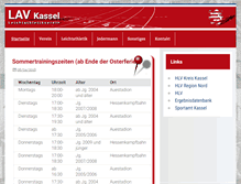 Tablet Screenshot of lav-kassel.de